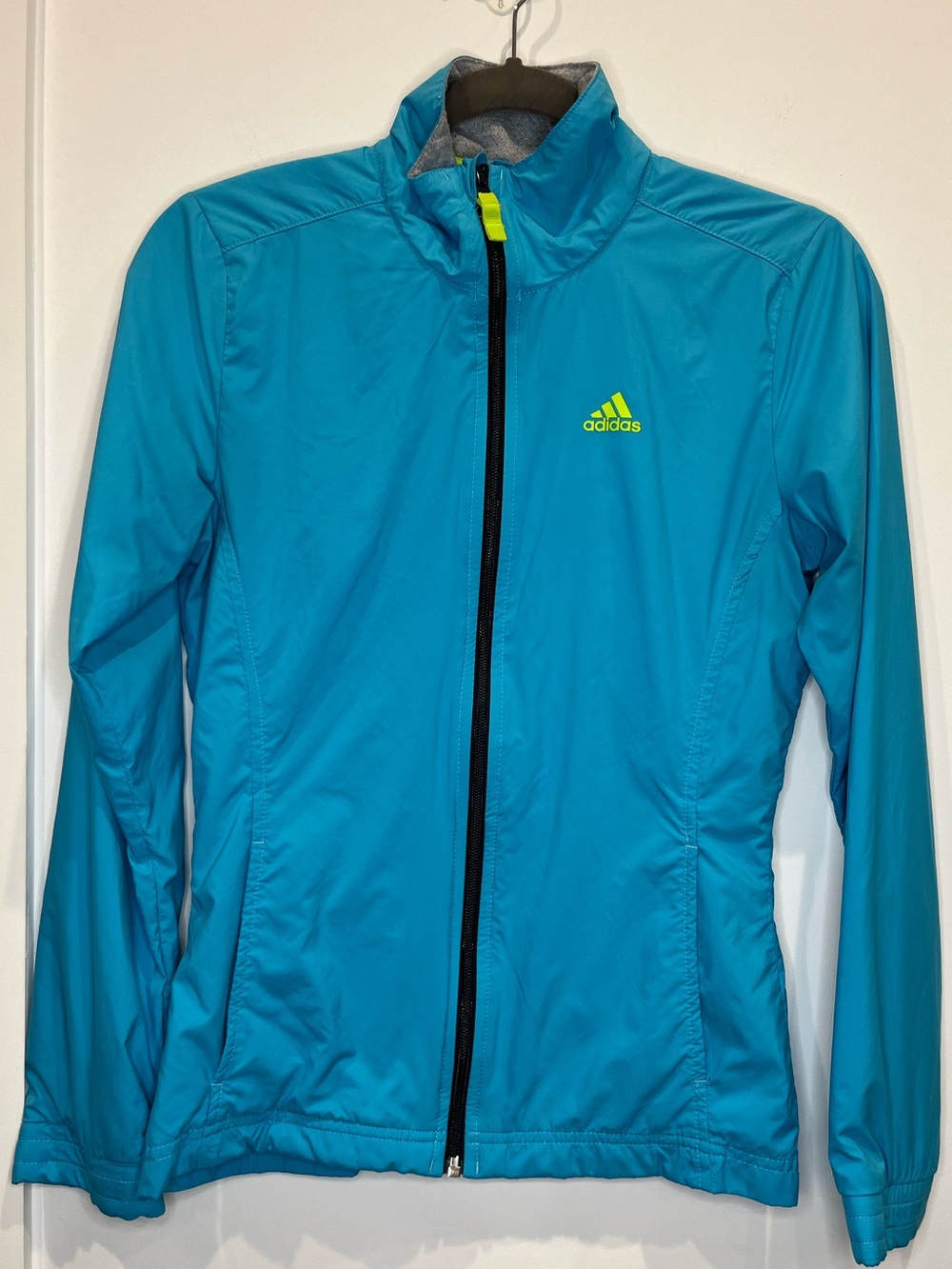 Adidas Vibrant Turquoise Windbreaker